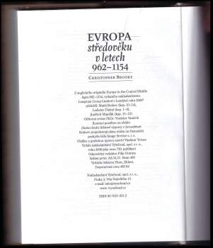 Christopher Brooke: Evropa středověku v letech 962-1154