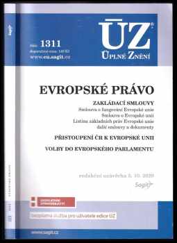 Evropské právo : redakční uzávěrka 18.3.2019