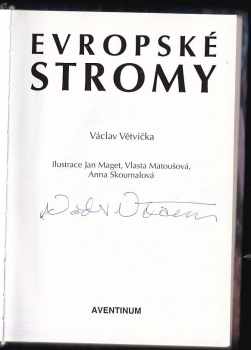 Václav Větvička: Evropské stromy