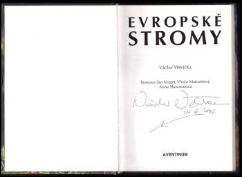 Václav Větvička: Evropské stromy