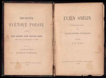 Aleksandr Sergejevič Puškin: Evžén Oněgin
