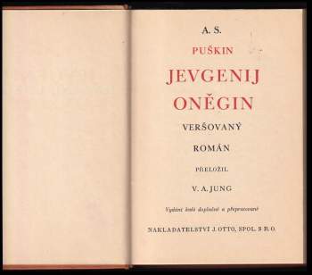 Aleksandr Sergejevič Puškin: Evžén Oněgin