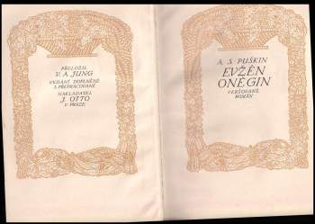 Aleksandr Sergejevič Puškin: Evžén Oněgin