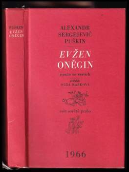 Aleksandr Sergejevič Puškin: Evžen Oněgin
