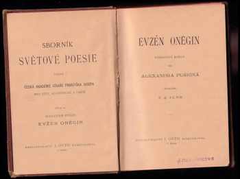 Aleksandr Sergejevič Puškin: Evžén Oněgin