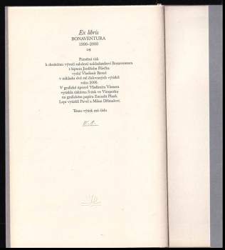 Jindřich Pileček: Ex libris Bonaventura 1990-2000