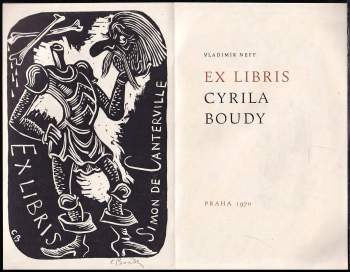Vladimír Neff: Ex libris Cyrila Boudy