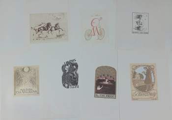 Karel Svolinský: Ex libris ze sbírek uměleckoprůmyslového muzea v Praze (chybí 1 list - Josef Váchal)