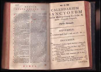 Ex Registro Decretorum Sacrae Rituum Congregationis - haec ad Breviarium Romanum attinent + Commune Sanctorum in Vigilis Apostolorum + Calendarium Sanctorum Sanctae Metropolitanae Ecclefiae + Officia Nova Sanctorum - Pars Hyemalis