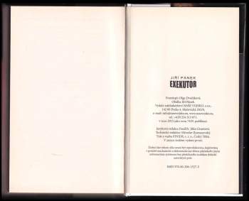 Jiří Pánek: Exekutor