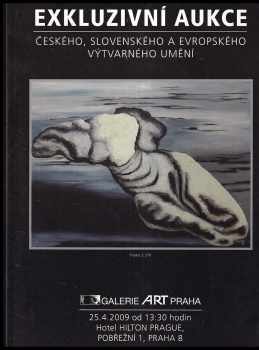 Exkluzivní aukce českého slovenského  evropského výtvarného umění kniha
