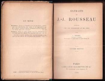 Jean-Jacques Rousseau: Extraits de J. J. Rousseau