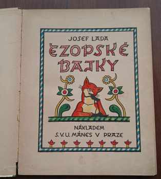 Josef Lada: Ezopské bajky