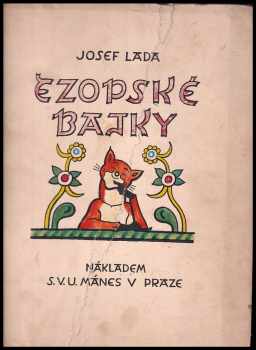 Ezopské bajky - Josef Lada (1931, Spolek výtvarných umělců Mánes) - ID: 1117358