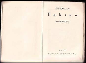 Erich Kastner: Fabian