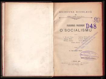 Bernard Shaw: Fabianská pojednání o socialismu