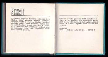 Michail Michajlovič Prišvin: Facelie