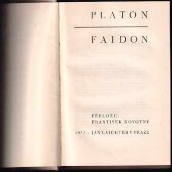 Platón: Faidon