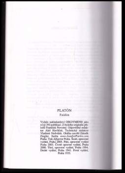Platón: Faidón