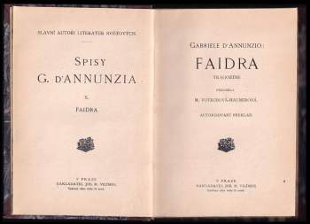 Gabriele d'Annunzio: Faidra