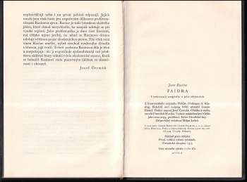 Jean Racine: Faidra