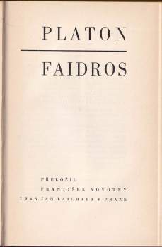 Platón: Faidros