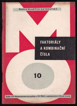 Faktoriály a kombinační čísla