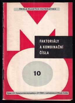 Faktoriály a kombinační čísla