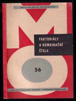 Faktoriály a kombinační čísla