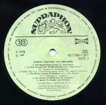 Czechoslovak Radio Dance Orchestra: Famous Western Film Melodies