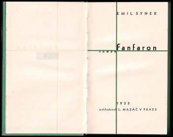 Emil Synek: Fanfaron