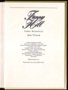 John Cleland: Fanny Hill