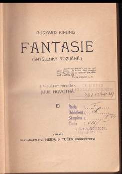 Rudyard Kipling: Fantasie