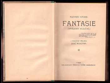 Rudyard Kipling: Fantasie - smyšlenky rozličné