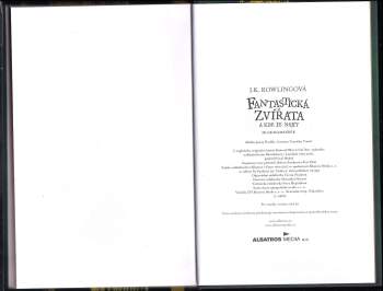 J. K Rowling: Fantastická zvířata a kde je najít