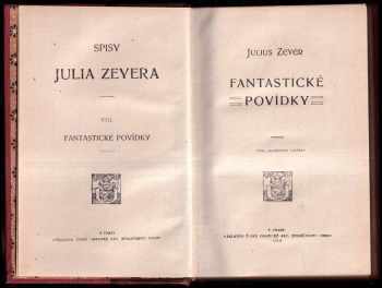 Julius Zeyer: Fantastické povídky