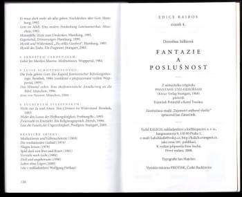 Dorothee Sölle: Fantazie a poslušnost