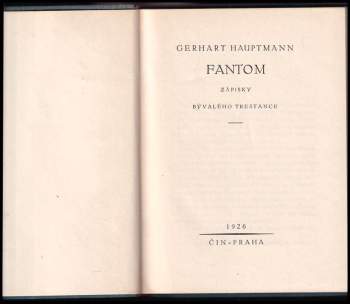 Gerhart Hauptmann: Fantom