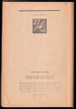 Eduard Fiker: Fantóm operety