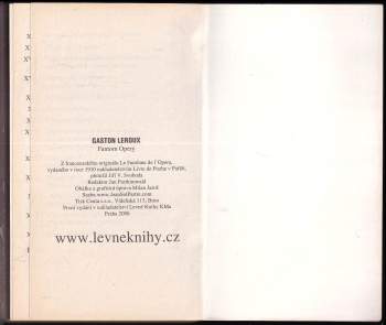 Gaston Leroux: Fantom Opery