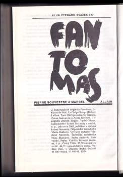 Pierre Souvestre: Fantomas