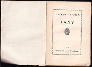 Anna Maria Tilschová: Fany