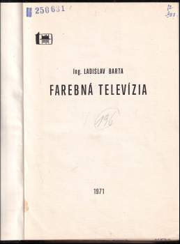 Ladislav Bárta: Farebná televízia