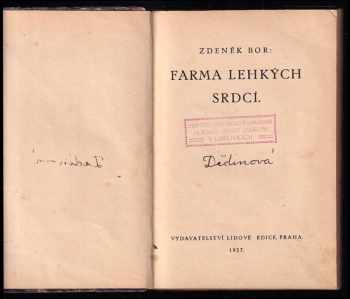 Zdeněk Bor: Farma Lehkých srdcí