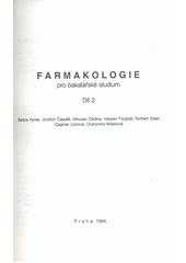 Farmakologie pro bakalářské studium