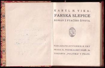 Karel Vika: Farská slepice