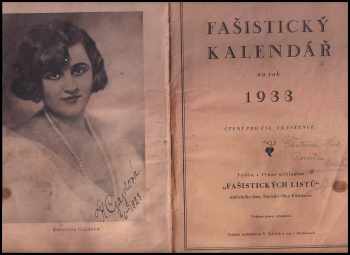Fašistický kalendář na rok 1933