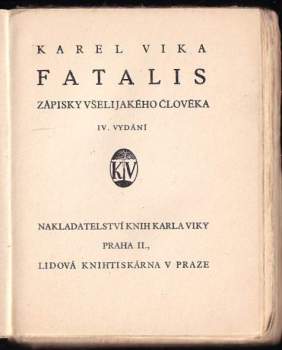 Karel Vika: Fatalis