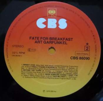Art Garfunkel: Fate For Breakfast