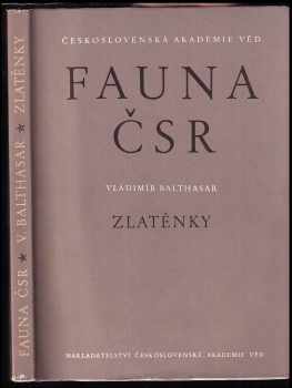 Vladimír Balthasar: Fauna ČSR. sv. 3, Zlatěnky-chrysidoidea